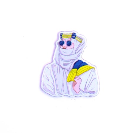 بروش-حديد-ملصقات-استيكرات-اكسسوارات-دبوس-شماغ-عصري-موضة-عربية-ستايل-رج