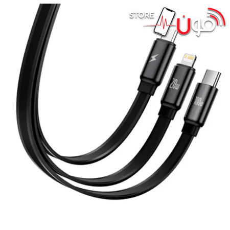 كيبل-كابل-كيابل-كيبلات-سلك-بيسوس-شاحن-تايب-سي-ايفون-يو-اس-بي-سريع-معتم