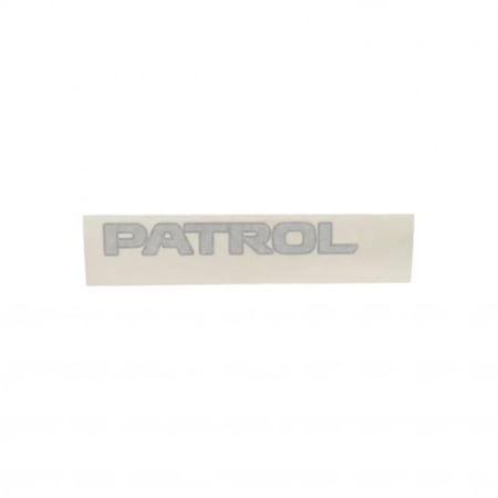 كتابة باب صندوق باترول حوض شاص PATROL أصلي