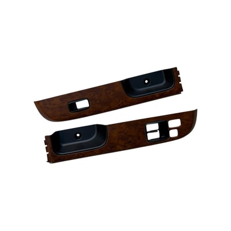 طقم ديكور سوتش قزاز مخشب بني مطفي باترول ربع