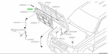 ربلة كبوت باترول 2002-2004 سوبر سفاري أصلي