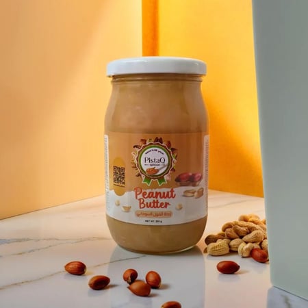 زبدة الفول السوداني الطبيعية فستاقيو