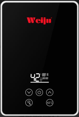 سخان فوري 7500 واط  الكتروني لمس ويجو WEIJU اشكال والوان متعددة