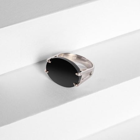 خاتم رجالي فضة عيار 925