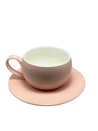 فنجان قهوة Bincoo سيراميك وردي سعة 260ml