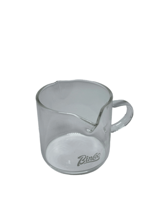 كوب قياس Bincoo زجاجي سعة 100ml لتحضير القهوة وقياس السوائل