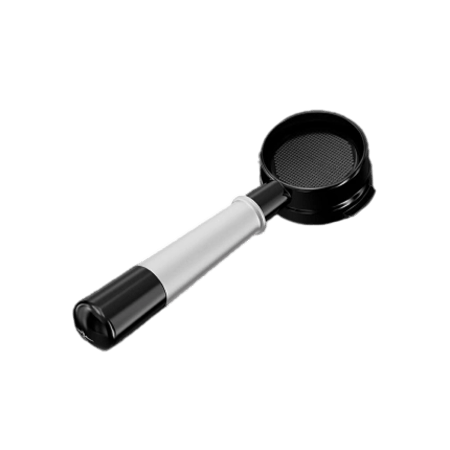 بورتافلتر MHW-3BOMBER أسود بمقبض فضي أنيق