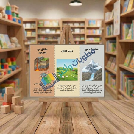 مطوية موارد الارض الصف الثاني الابتدائي