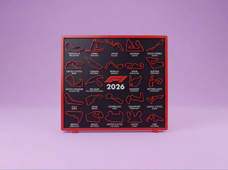 لوحة حلبات F1 موسم 2026