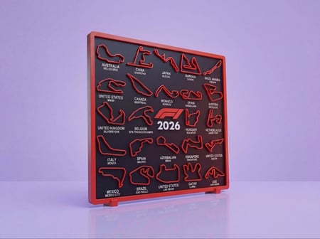 لوحة حلبات F1 موسم 2026