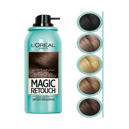لوريال صبغه شعر بخاخ 75 مل ماجيك ريتاش بني غامق