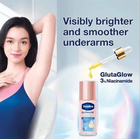 فازلين | مزيل العرق التايلندي جلوتا جلو بالنياسيناميد برايت اند دراي 45مل