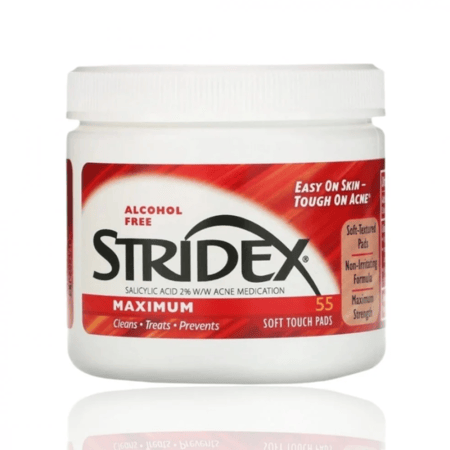 سترايدكس | مسحات لعلاج حب الشباب والدهون والرؤوس السوداء 55 حبة