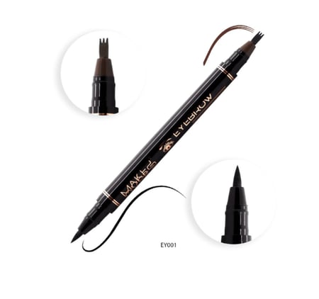 ميك اوفر22 | قلم مزدوج لتحديد الحاجب والعين EY001