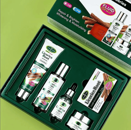 مجموعة خلاصة العرق سوس للعناية بالبشرة