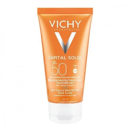 فيشي ايديال سوليل واقي شمسي سائل SPF50 مضاد لللمعان بلمسة جافة 50 مل