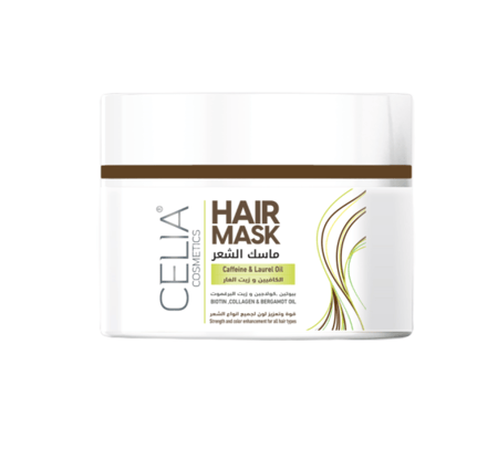 سيليا | ماسك الشعر بالكافيين وزيت الغار 500جرام