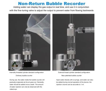 طقم CO2 كامل للأحواض المزروعة — 2L