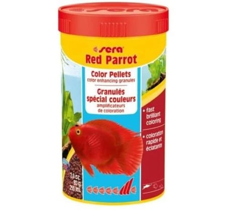 غذاء لتعزيز لون أسماك الباروت — سيرا