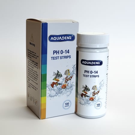 أشرطة اختبار الحموضة pH 0-14