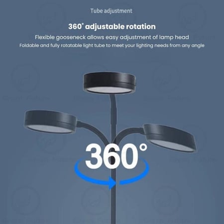 إضاءة LED دائرية مع استاند