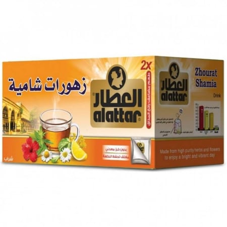 شاي زهورات شاميه