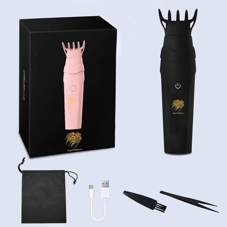 المبخرة الالكترونية للشعر - اللون الاسود