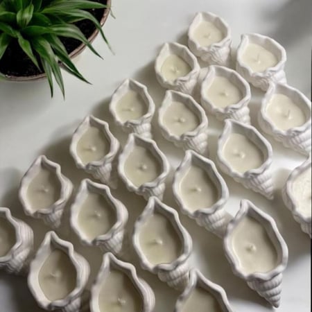 شموع الصدفة معطرة 10حبات