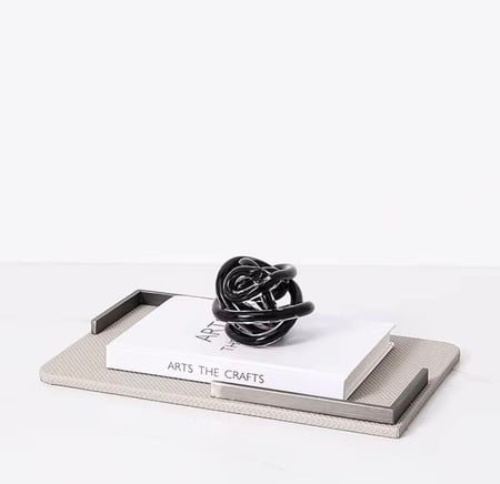 صينية تقديم/ديكور جلد