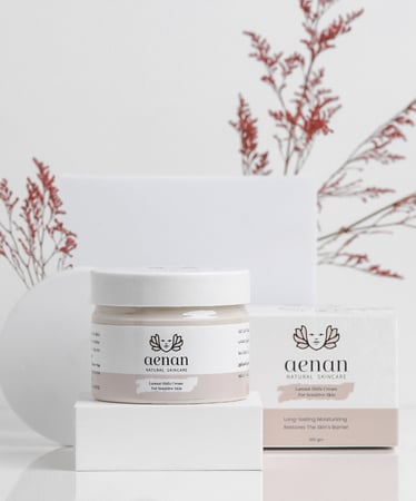 كريم لمسة شفاء للبشرة الحساسة  مرطب يعالج التهيج والجفاف والأكزيما