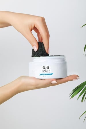 سنفرة النيلة مقشر طبيعي للجسم تنظيف وتنعيم وترطيب البشرة