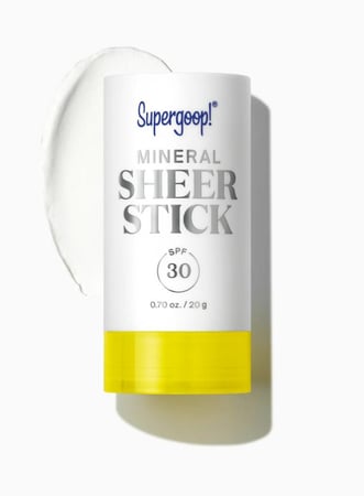 قلم معدني شفاف بعامل حماية من الشمس 30 SPF من سوبرجوب