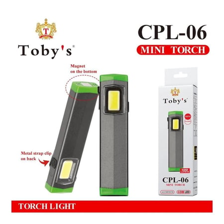 يدوي صغير من الألومنيوم CPL-06 3W COB LED من Toby's.