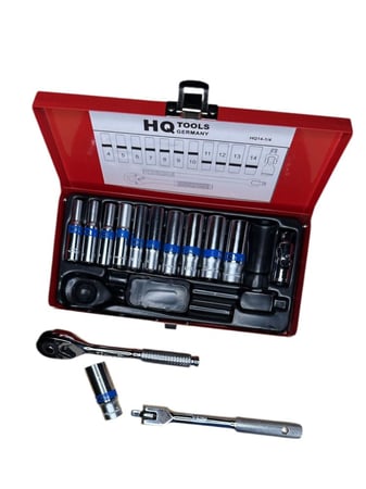 طقم عدة 14 قطعة 1/4 HQ tools