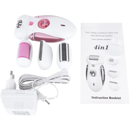 كيمي ماكينة إزالة الشعر  الكهربائية  4 في 1 , KM-2530 متعددة الإستخدامات - 475 جم