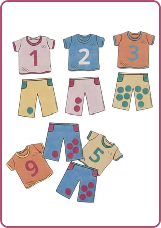 استراتيجية النصف الآخر ( تطابق ملابس الأرقام ) pdf