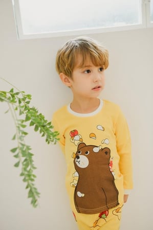 بيجامة اطفال دبدوب