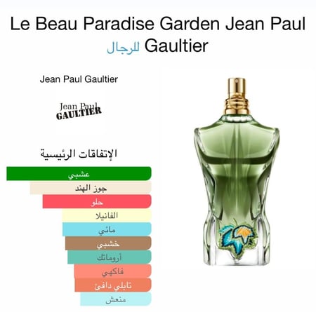 Le Beau Paradise Garden مستوحى من عطر لو بو بارادايس قاردن