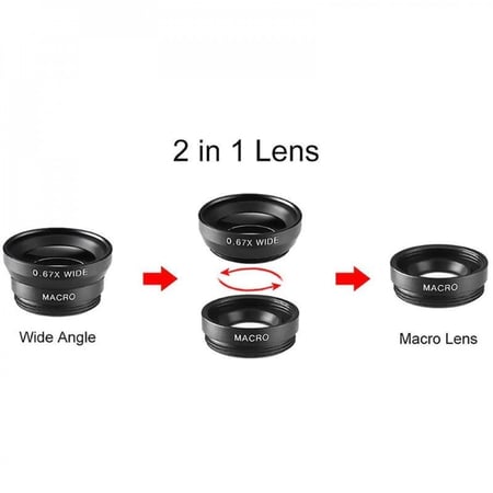 عدسات تصوير احترافي للجوال 5 في 1