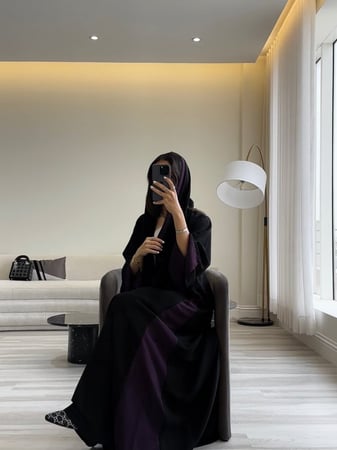 عبايه #35 بنفسجي