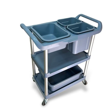 عربة تنظيف وخدمة غرفة الطيور