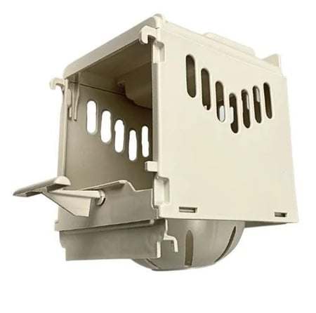 عش خارجي مع باب علوي ( لون ابيض ) 2GR