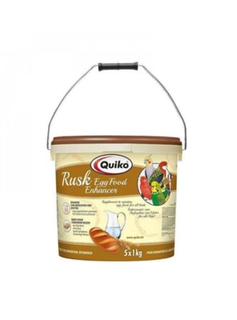 علف القمح كيس 1 كيلو من السطل Quiko Rusk