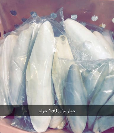 حبار وزن 150جم