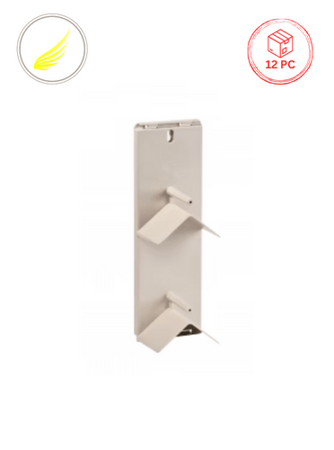 قاعدة بلاستيك لوقوف الطير لون ابيض