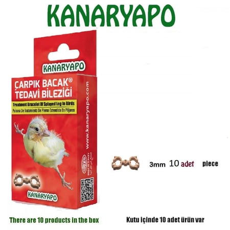 مجموعة كلبشات لكساح الكناري من كناريابو