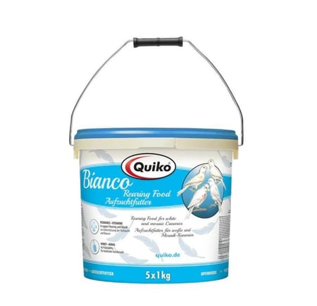 باتية QUIKO للكناري الابيض 1 كيلو من السطل