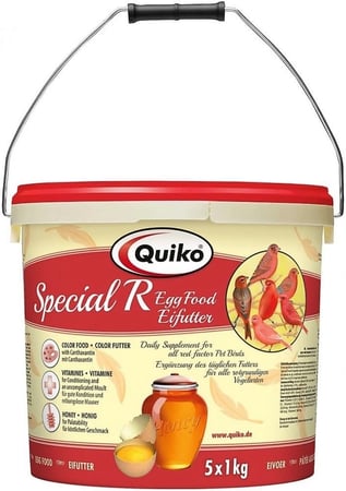 علف البيض للكناري الأحمر  سطل 5 كيلو Quiko