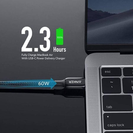 كابل تايب سي - تايب سي قماش 1متر