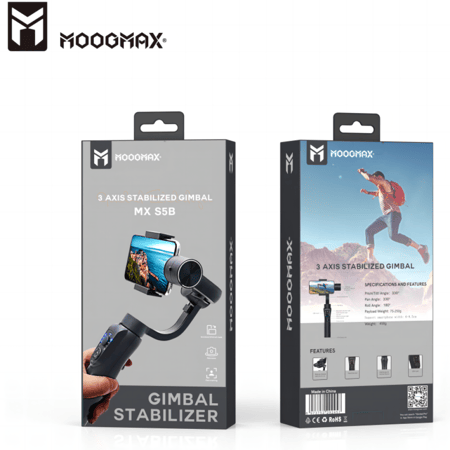 حامل الجوال ومانع اهتزاز للتصوير الاحترافي بـ 3 محاور من موج ماكس